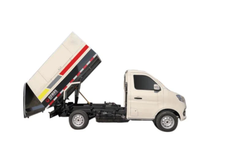 Refuse Collection Vehicle with Self-Loading Container